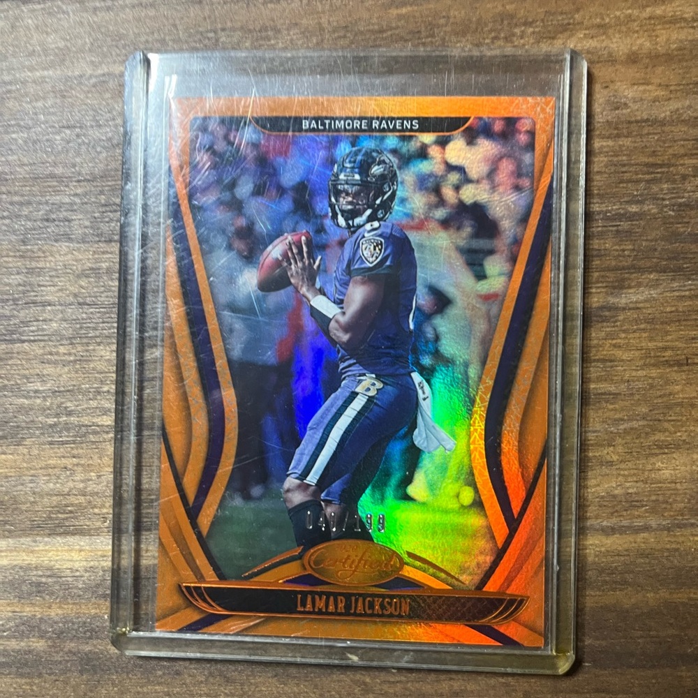 2020 Certified Panini Lamar Jackson Orange /199